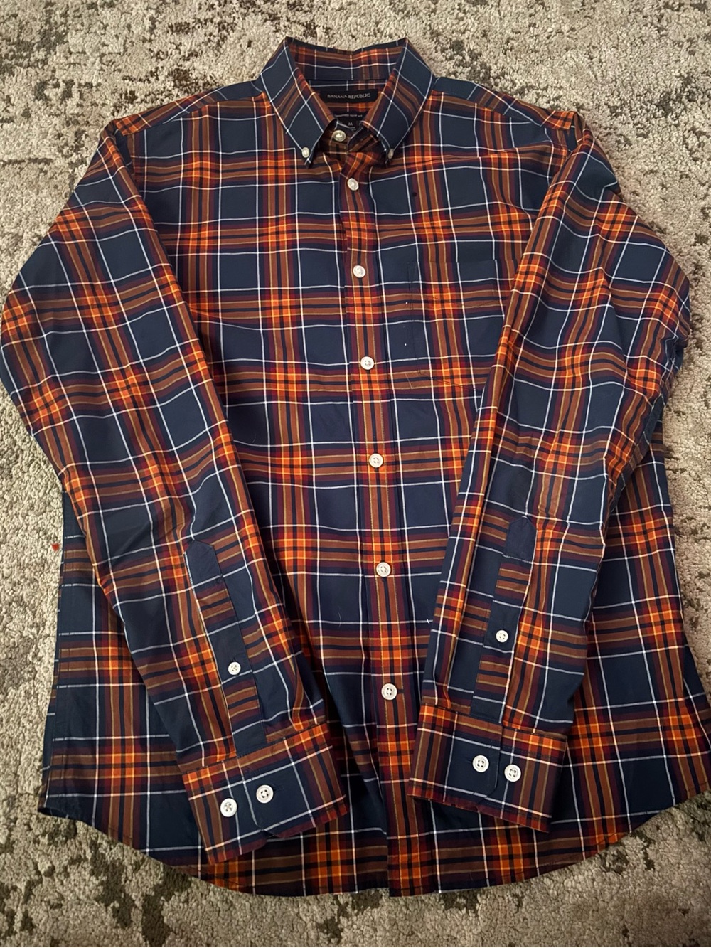 Banana Republic Men's Plaid Button-Down Shirt